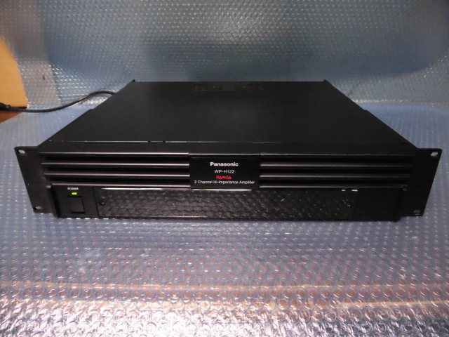 RAMSA WP-H122（120W×2ch）ハイインピーダンスパワーアンプ Panasonic