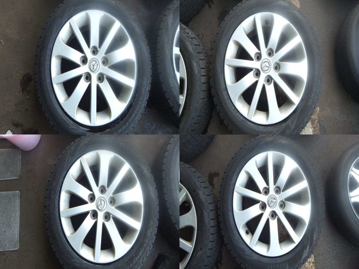 マツダ 純正 16インチ 6.5J 5穴 ピレリー PIRELLI アイス アシンメトリ 