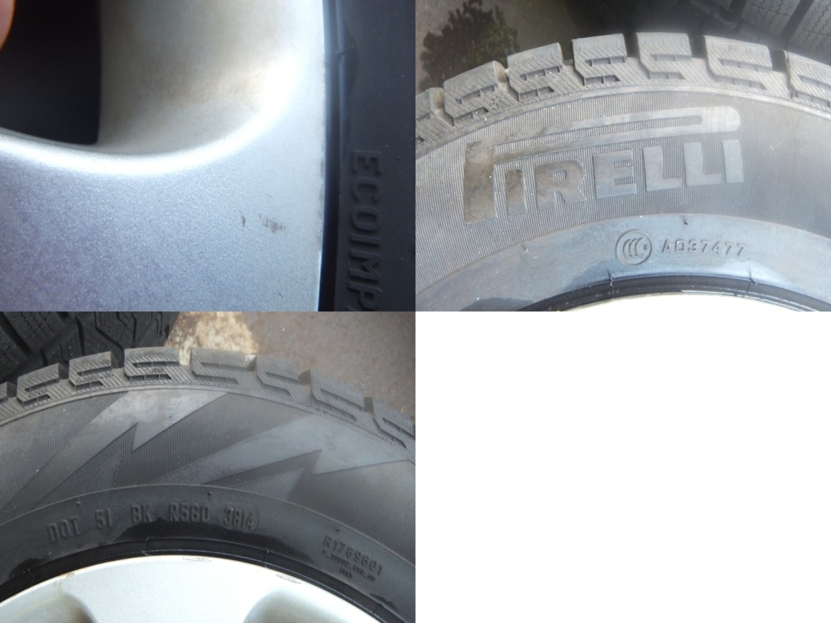 マツダ 純正 16インチ 6.5J 5穴 ピレリー PIRELLI アイス アシンメトリ 