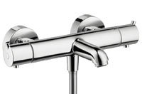 E 【在庫品】 hansgrohe ハンスグローエ エコスタット S サーモスタット バス・シャワー混合栓 シャワーセット 偏心脚付属 endstbY