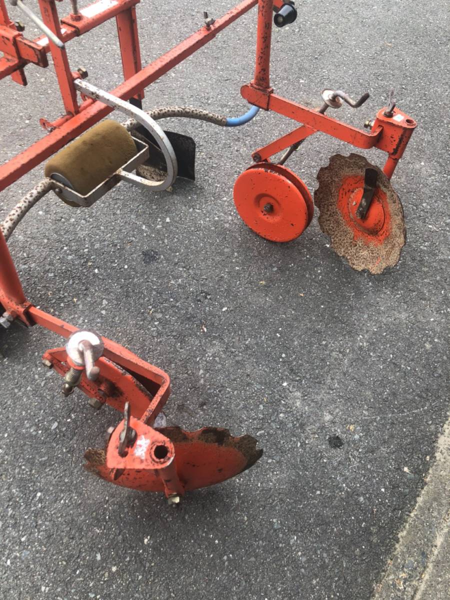 Ａ-384　ハイマルチ　Ｋ型　マルチ張り機　管理機用 パーツ ビニール張り 園芸　中古品_5