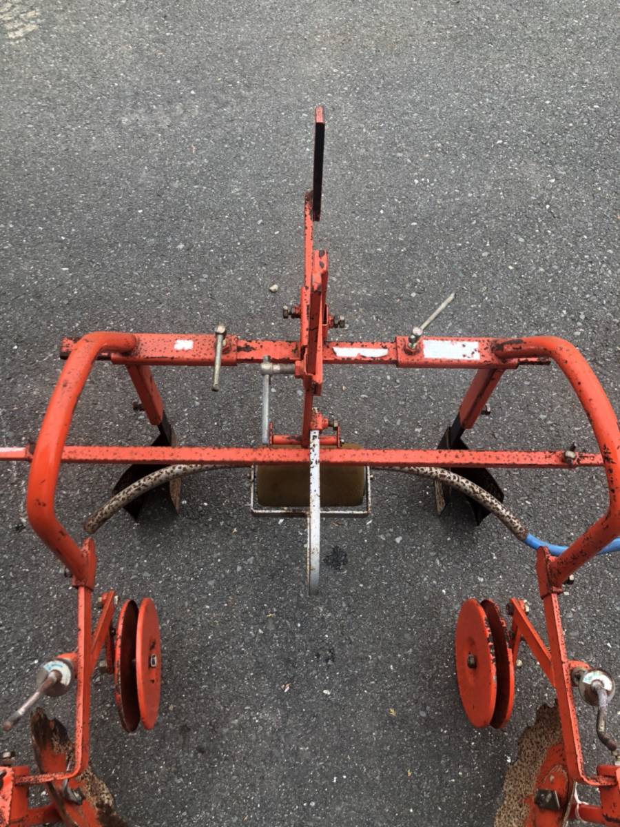 Ａ-384　ハイマルチ　Ｋ型　マルチ張り機　管理機用 パーツ ビニール張り 園芸　中古品_6