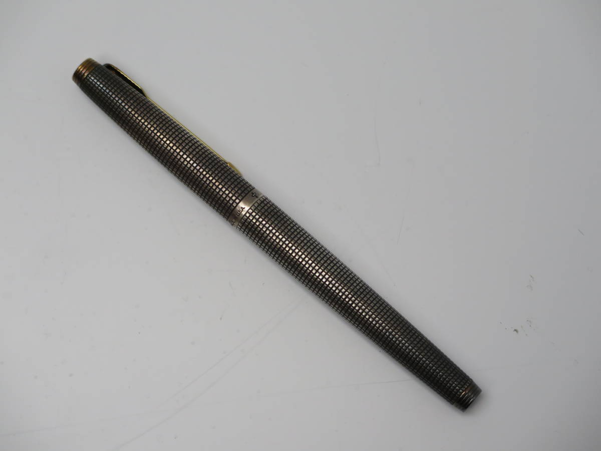 PARKER パーカー万年筆 STERLING スターリングシルバー 14k 585 銀 金
