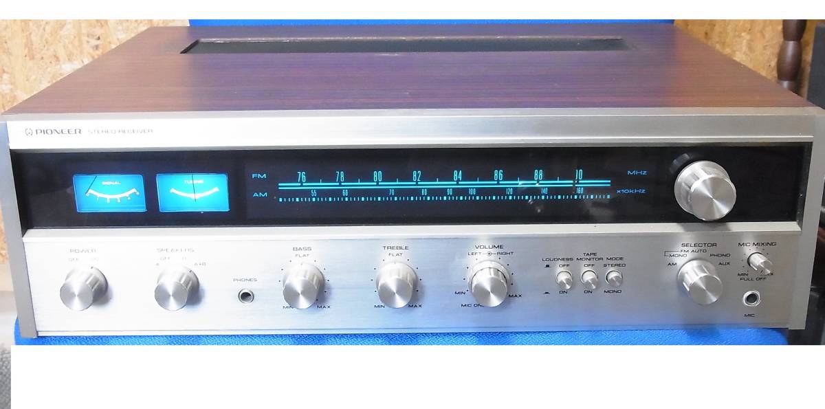 パイオニア EX-500 ステレオレシーバー 昭和レトロ PIONEER Pioneer