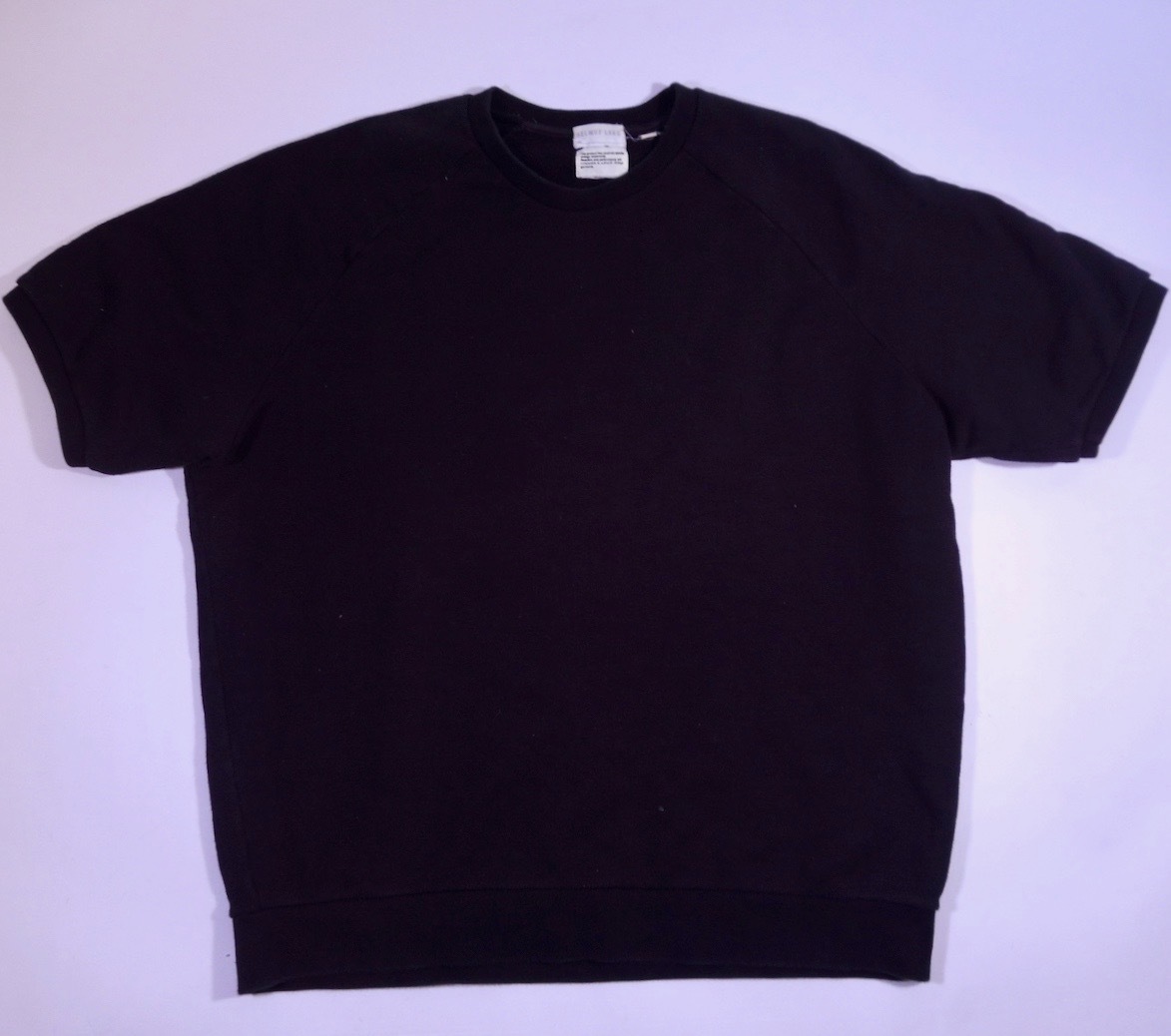 初期HELMUT LANG 1990年代 名作オーバーサイズ半袖スウェット / ヘルムートラング本人デザイン Oversized Sweatshirt