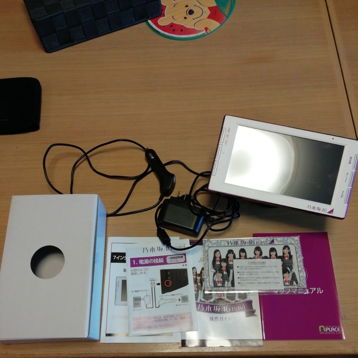 中古美品】乃木坂46 ポータブルカーナビNGZ46 動作確認済み 本体 ac 
