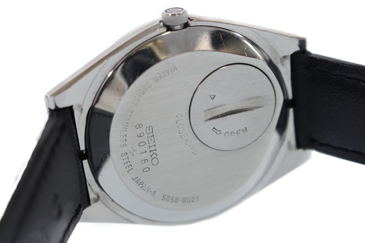 1円~ SEIKO セイコー キングクオーツ デイデイト メンズ腕時計 5856