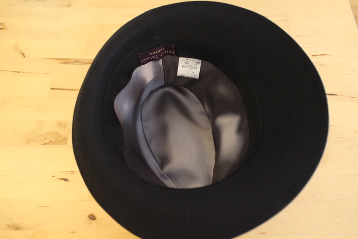メンズ 高級 ハット 定価4万円 フィリップ・トレーシー Philip Treacy