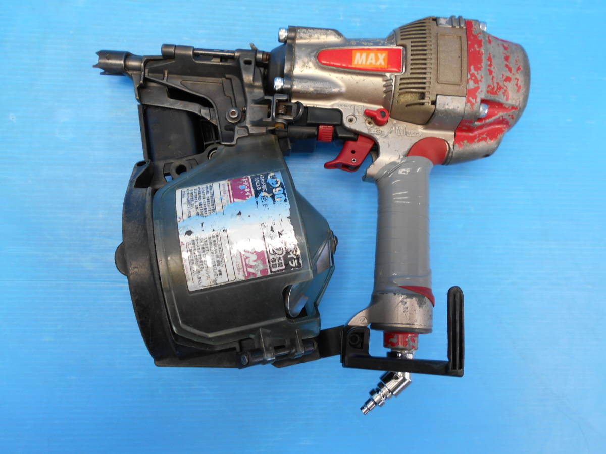 199☆MAX 90mm高圧スーパーネイラ HN-90N1 中古調子良 ○☆○☆