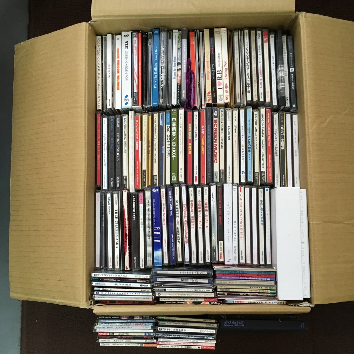 1円スタート ☆大量☆ 邦楽 JPOP CDまとめ売り cd0918oh03 チャゲアス 工藤静香 浜崎あゆみ PUFFY ZARD ジュンスカ trf B'z 中森明菜 