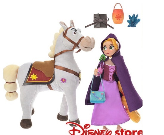 ディズニーストア(ラプンツェル&マキシマス)フィギュアセット ザ・シリーズ(塔の上のラプンツェル フィギュア セット!)