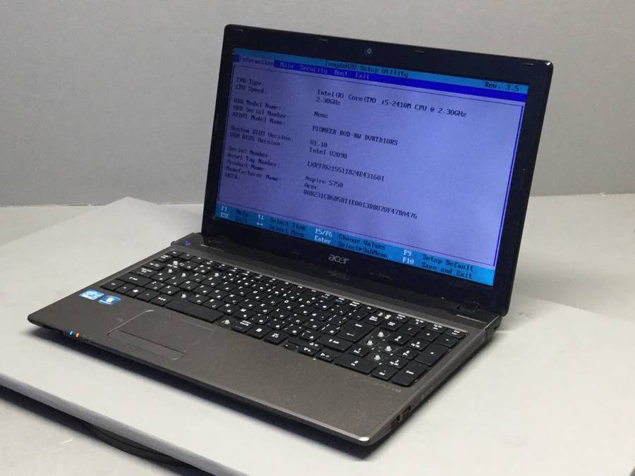 Aspire Acer Core - 0 i5-2410M acer 1 ノートパソコン i5 AS5750 5750