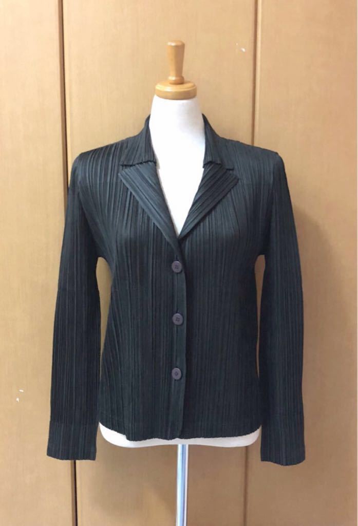 PLEATS PLEASE イッセイ プリーツプリーズ ジャケット ブラック PLEATS