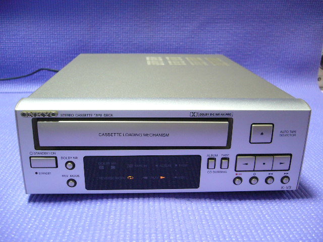☆ONKYO カセットテープデッキ K-V3 【整備済動作品】☆ 【公式通販】