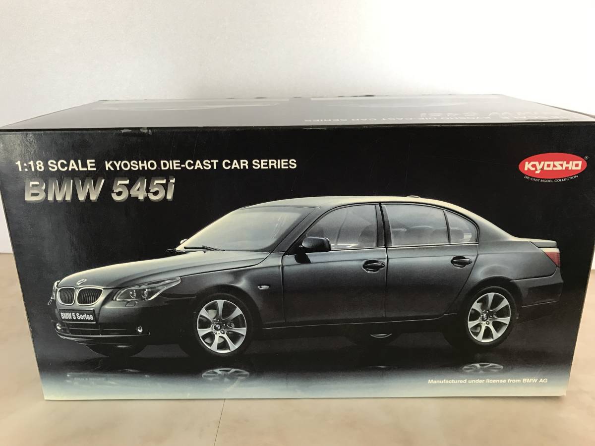 未開封 1/18 京商 545i セダン ブルー 未開封 1/18 京商 BMW 545i