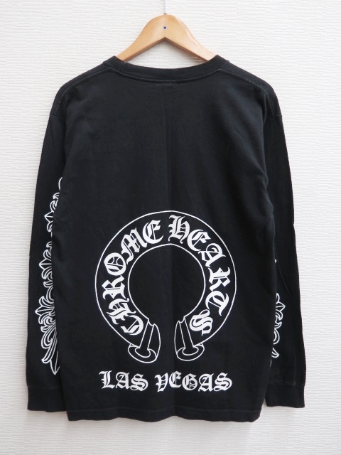 CHROME HEARTS メンズ クロムハーツ 長袖Tシャツ LAS VEGAS