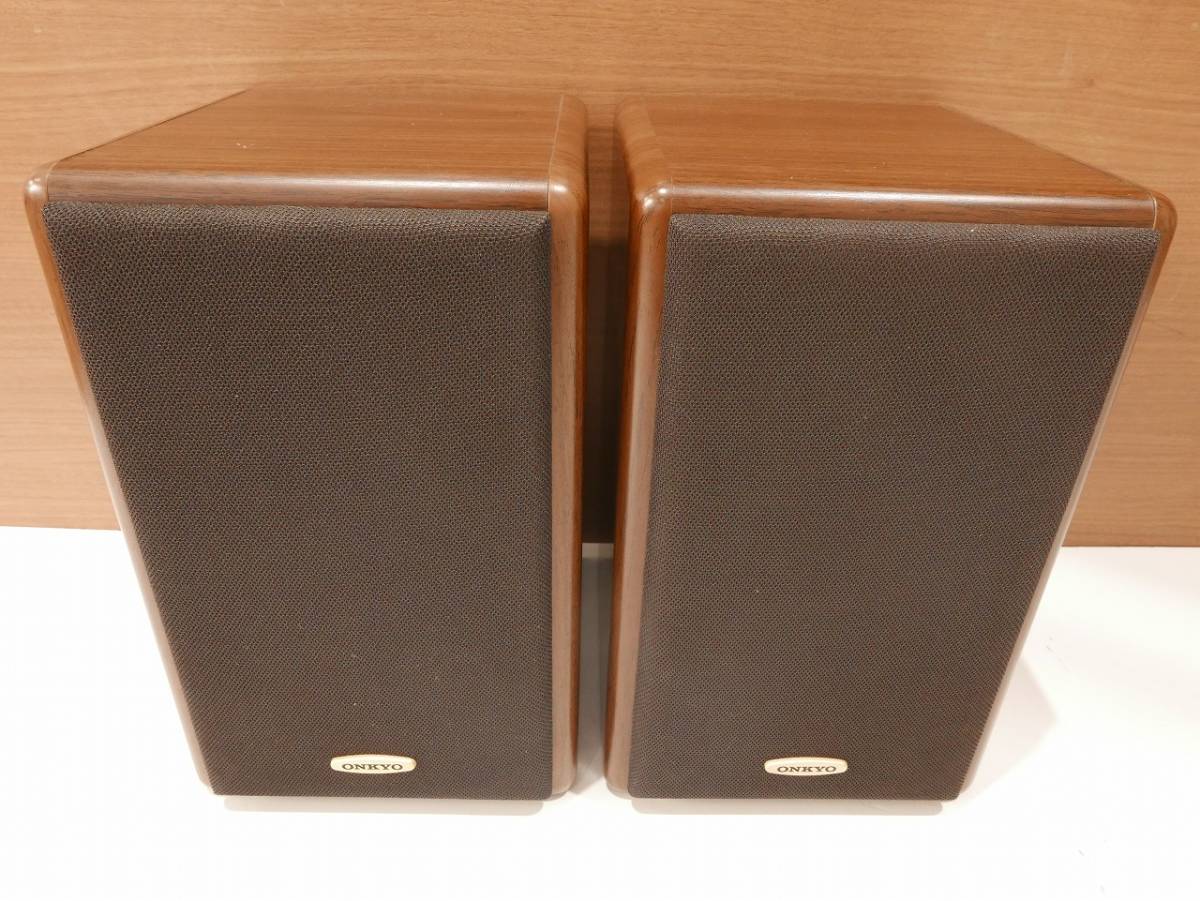 ONKYO オンキヨー　スピーカー D-202A　音出し確認済 ONKYO オンキョー D-202A ペア スピーカー システム 音出しOK