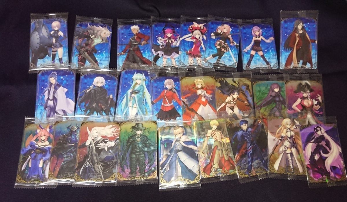Fate grand order FGO ウエハース 第1弾 全25種 フルコンプ