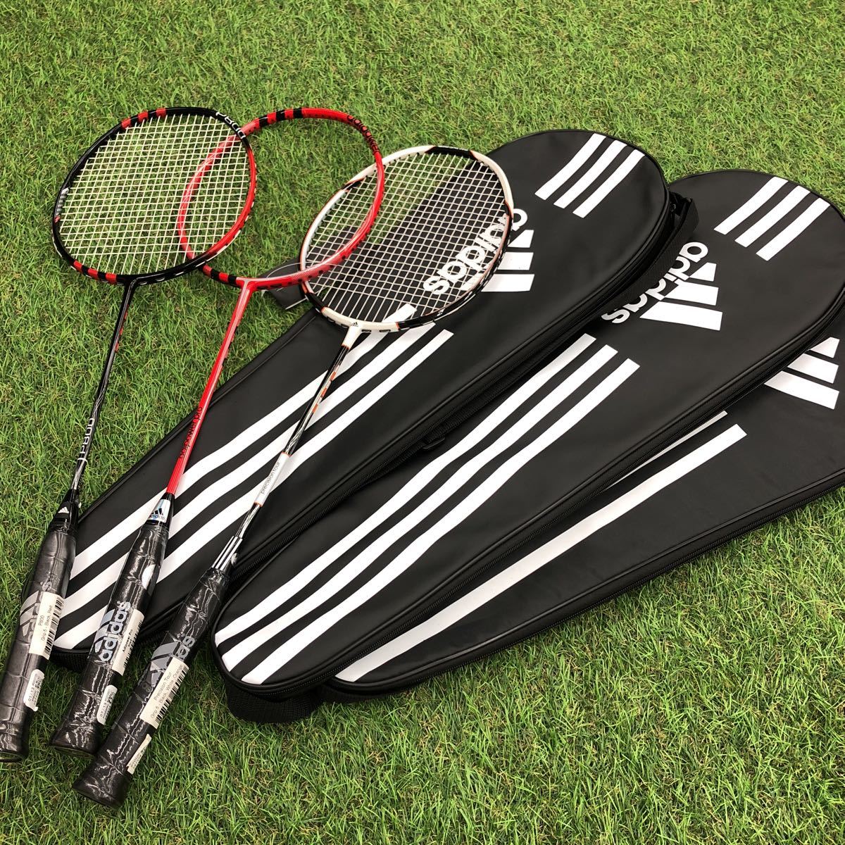 本物保証，得価 d1124 adidas アディダス バドミントン ラケット 展示品(ラケット)｜売買されたオークション情報、yahooの商品情報をアーカイブ公開 - オークファン ラケット