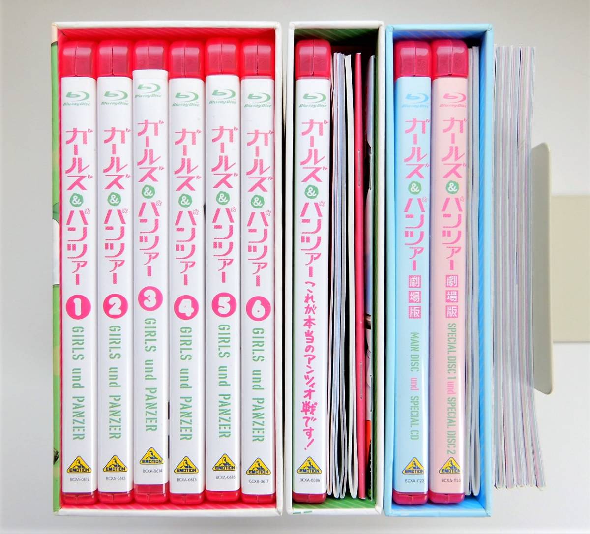 Blu-ray/全巻セット/ガールズ&パンツァー/限定版/1-6巻/これが本当のアンツィオ戦です/劇場版/ガルパン/全巻収納BOX/a11