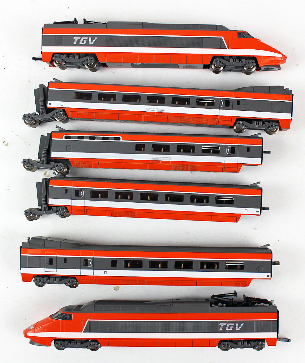 ◇中古品◇鉄道模型 Nゲージ TGV 10-091 6両 基本セット KATO