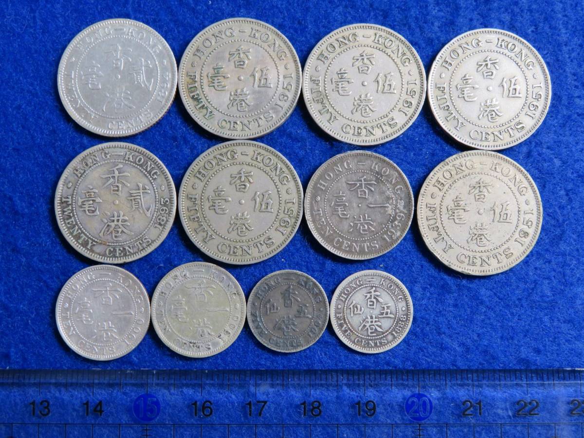 中国人民銀行 1982年 ミントプルーフ 8枚セット 上海ミント 香港貨幣 