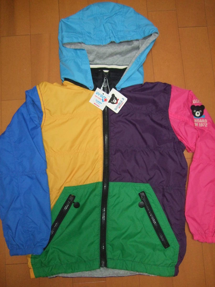 ☆ミキハウス　ダブルB　ウィンドウブレーカー　１２０