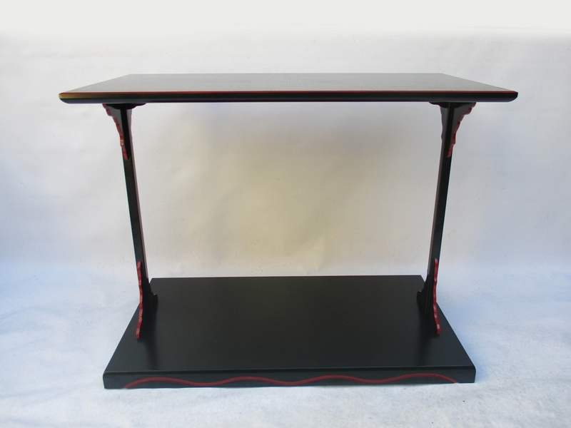 茶道具 及台子 青漆爪紅 宗旦好写 小林幸斎 一押し□茶道具