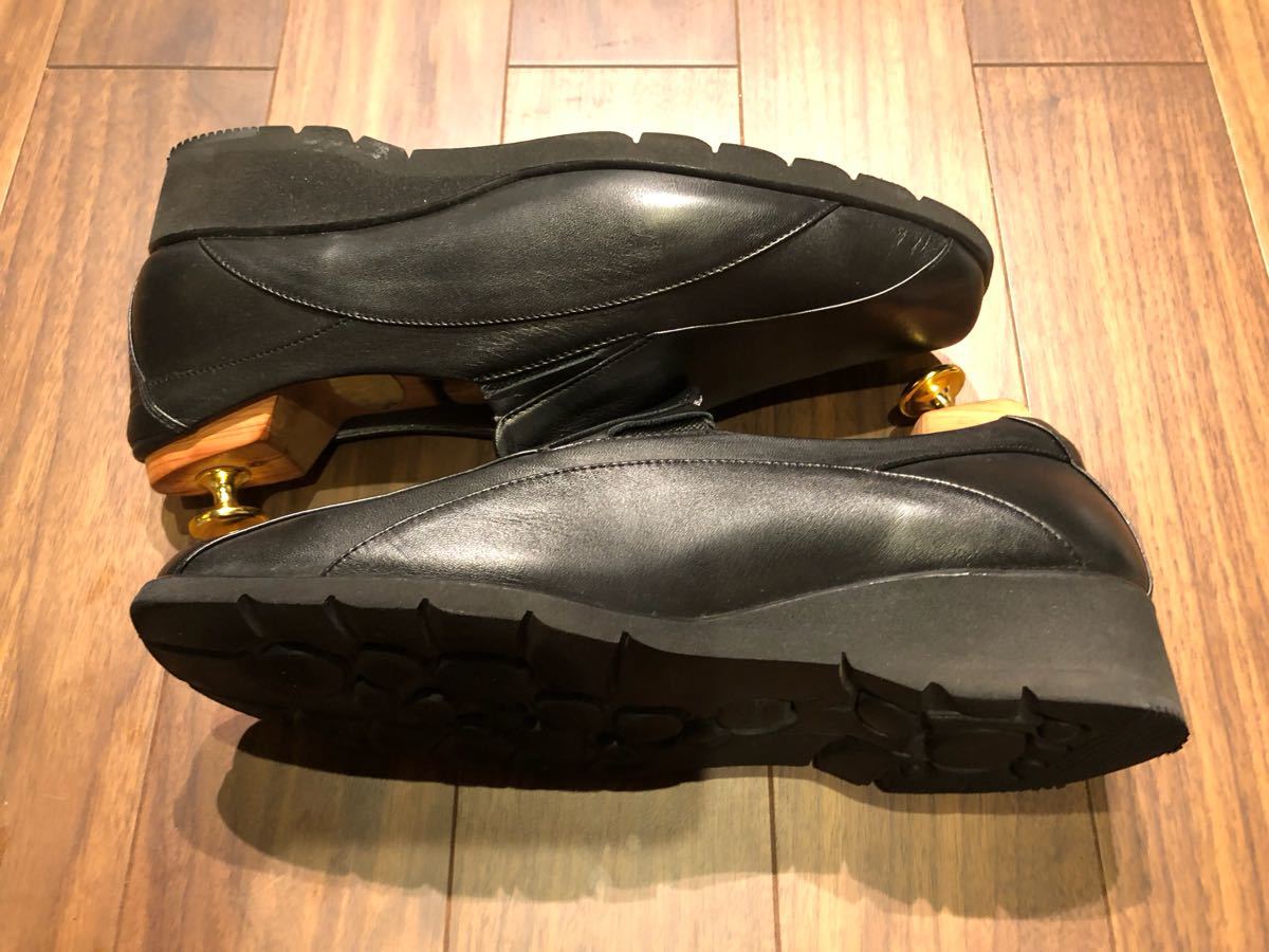 美品 pedala ペダラ asics アシックス ウェッジソール 本革 