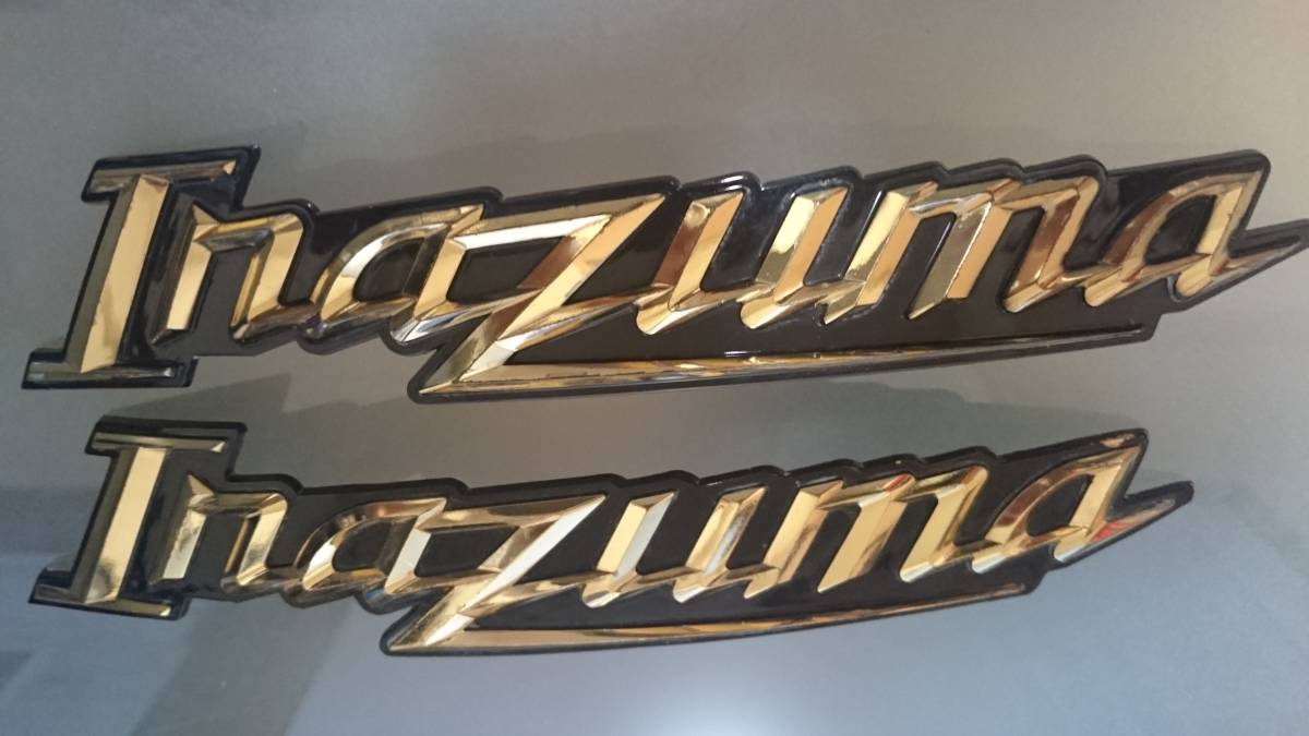 お*ル様 イナズマ400 タンクエンブレム6個セット INAZUMA イナズマ 400 タンクエンブレム 左右セット GSX400FS 【公式通販】