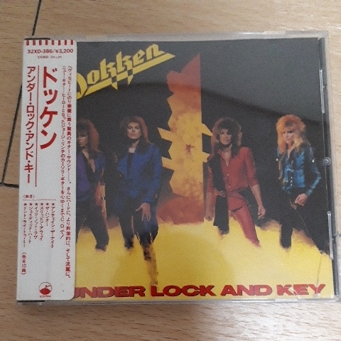 and lock under シール帯⁄ドッケン「トゥース・アンド Under key」の