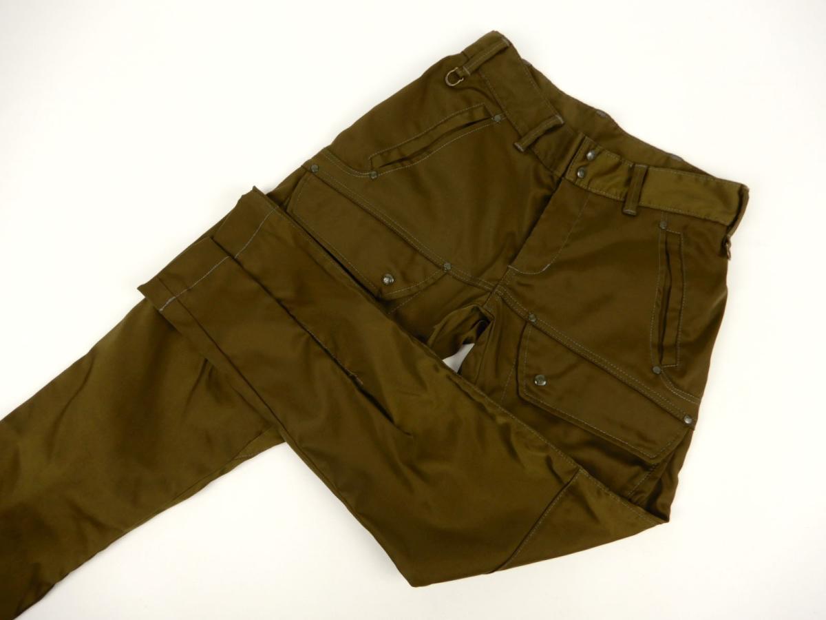 aday★【即決】★エドウィンゴルフ☆ロングパンツ★カーゴパンツ風★秋冬★カーキ★S★USED※送料510円発送可★16900