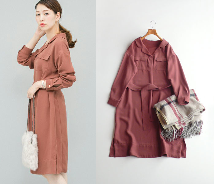 F by ROSSO アーバンリサーチ ベルト付ワンピース ロッソ URBAN 