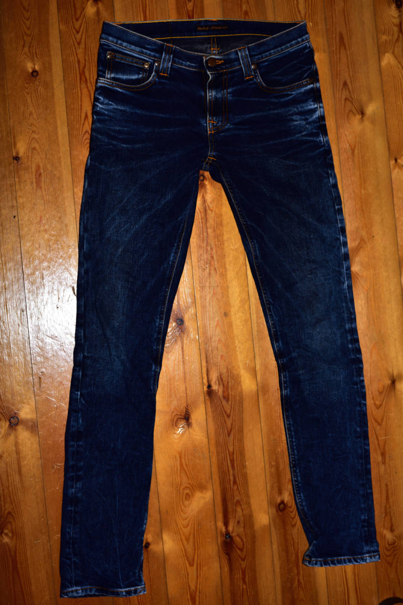 最新作，新作 Nudie Jeans ヌーディージーンズ Tight Long John Org.Black And Blue W28/L32(ヌーディージーンズ)｜売買されたオークション情報、yahooの商品情報をアーカイブ公開 - オークファン ヌーディージーンズ