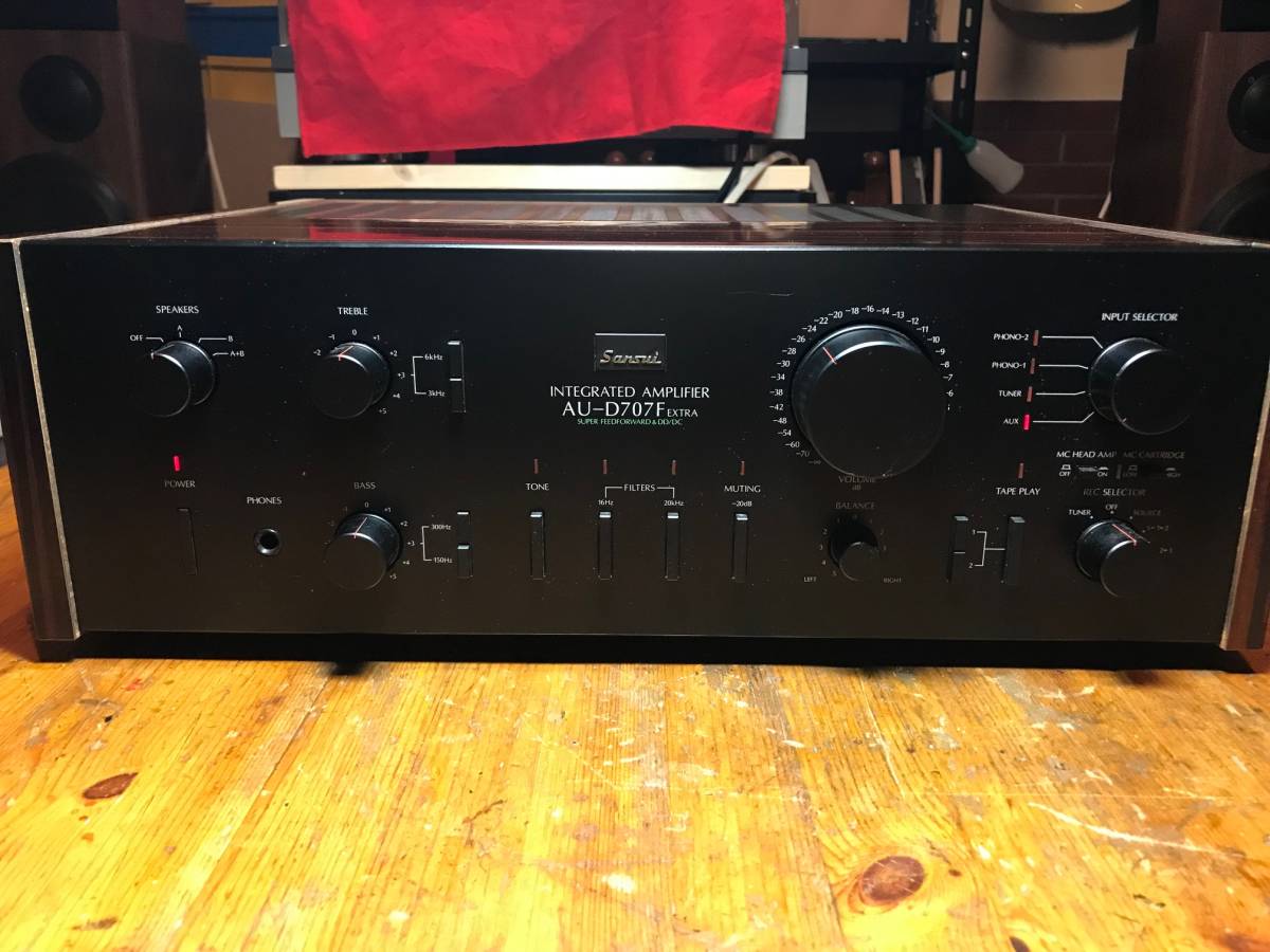 サンスイ 音だし確認 AU-D707F EXTRA プリメインアンプ AU-D707F EXTRA