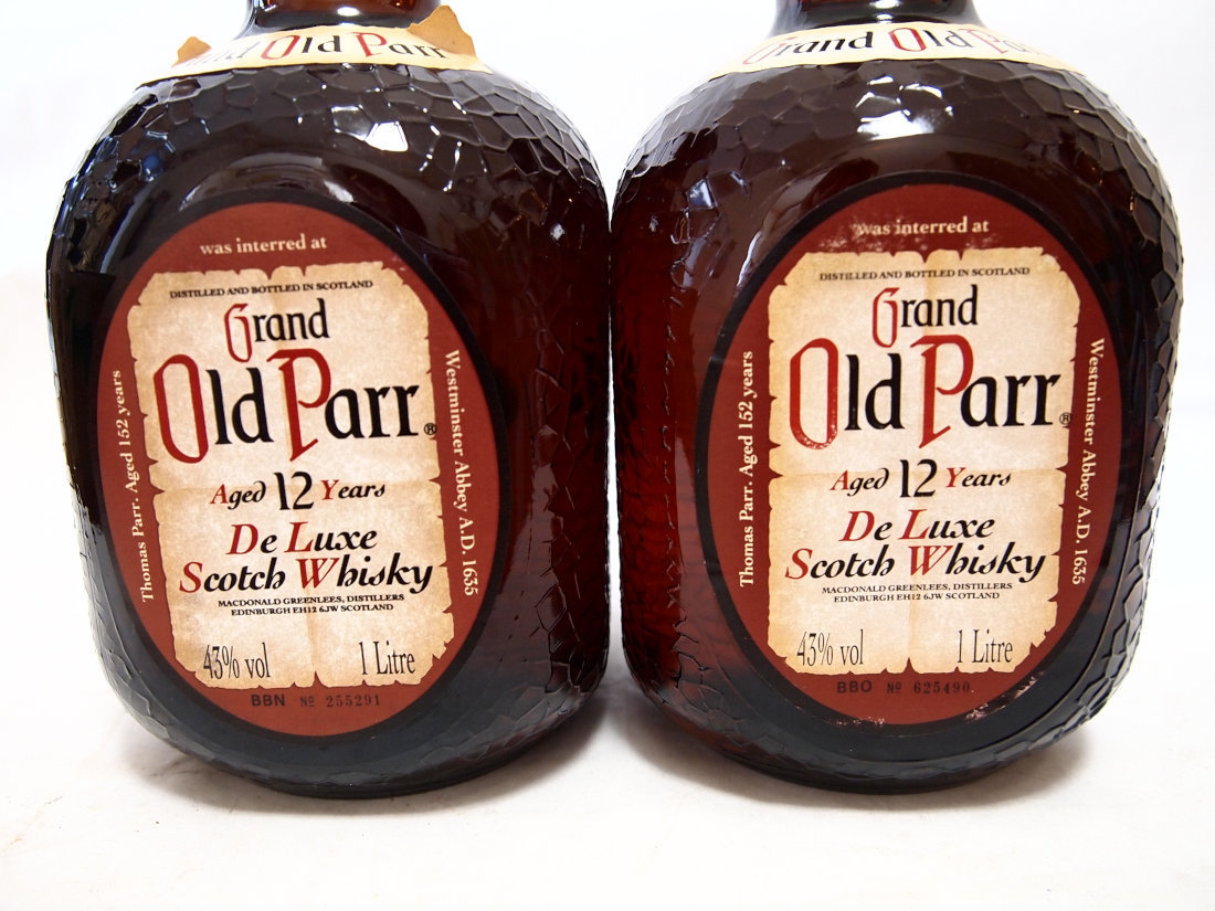Old Parr オールドパー 1000ml 2本セット スコッチウィスキー 古酒