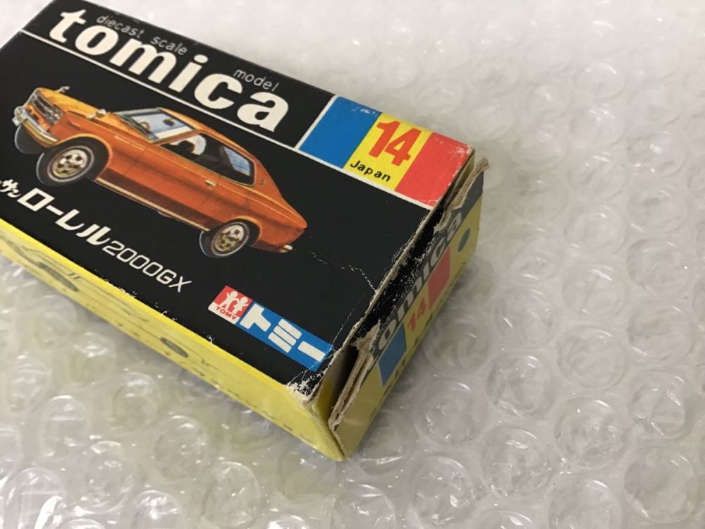 トミー 黒箱トミカ ニッサン ローレル 2000 GX/ミニカー 日本製 【公式