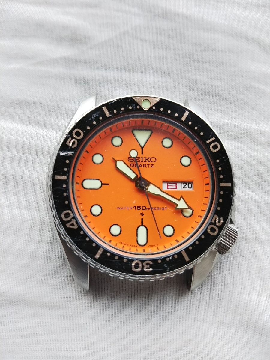7548-700C SEIKO オレンジ セイコー ダイバー 150m Working 150M DIVER