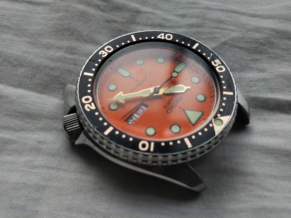 7548-700C SEIKO オレンジ セイコー ダイバー 150m Working 150M DIVER 