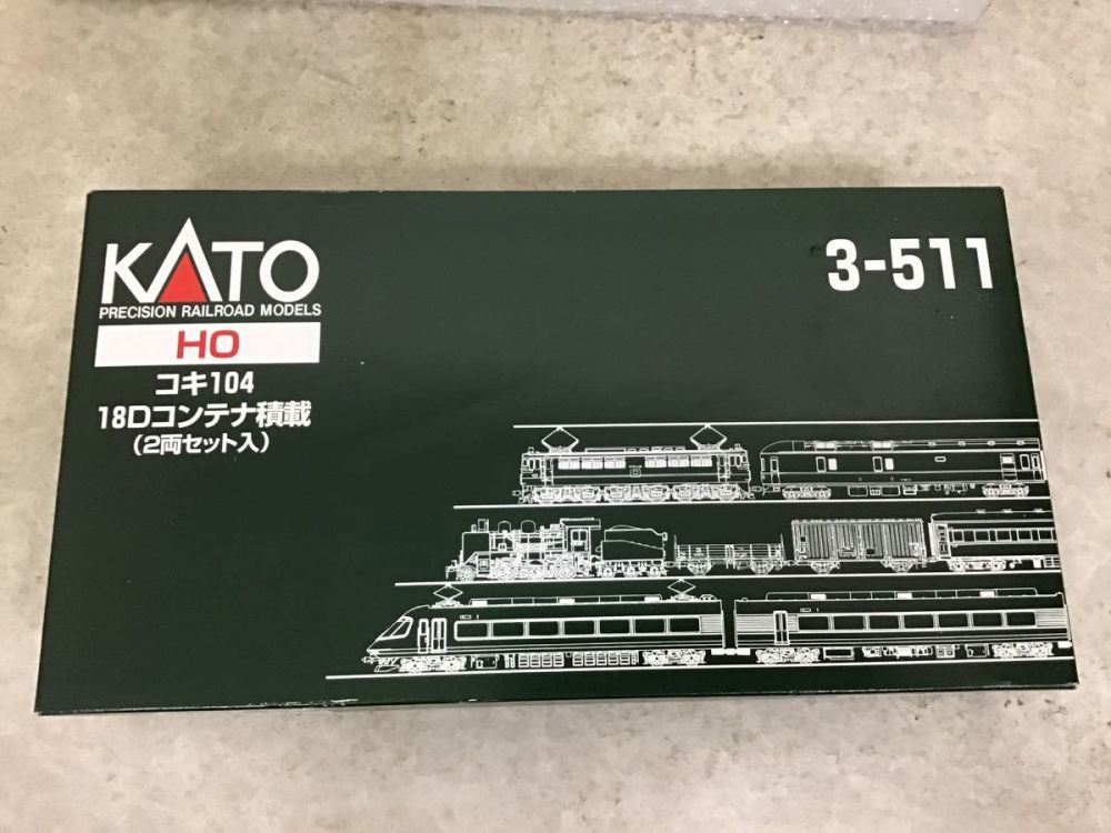 模型・プラモデル KATO 3-511 コキ104 18D積載 （2両セット入り）