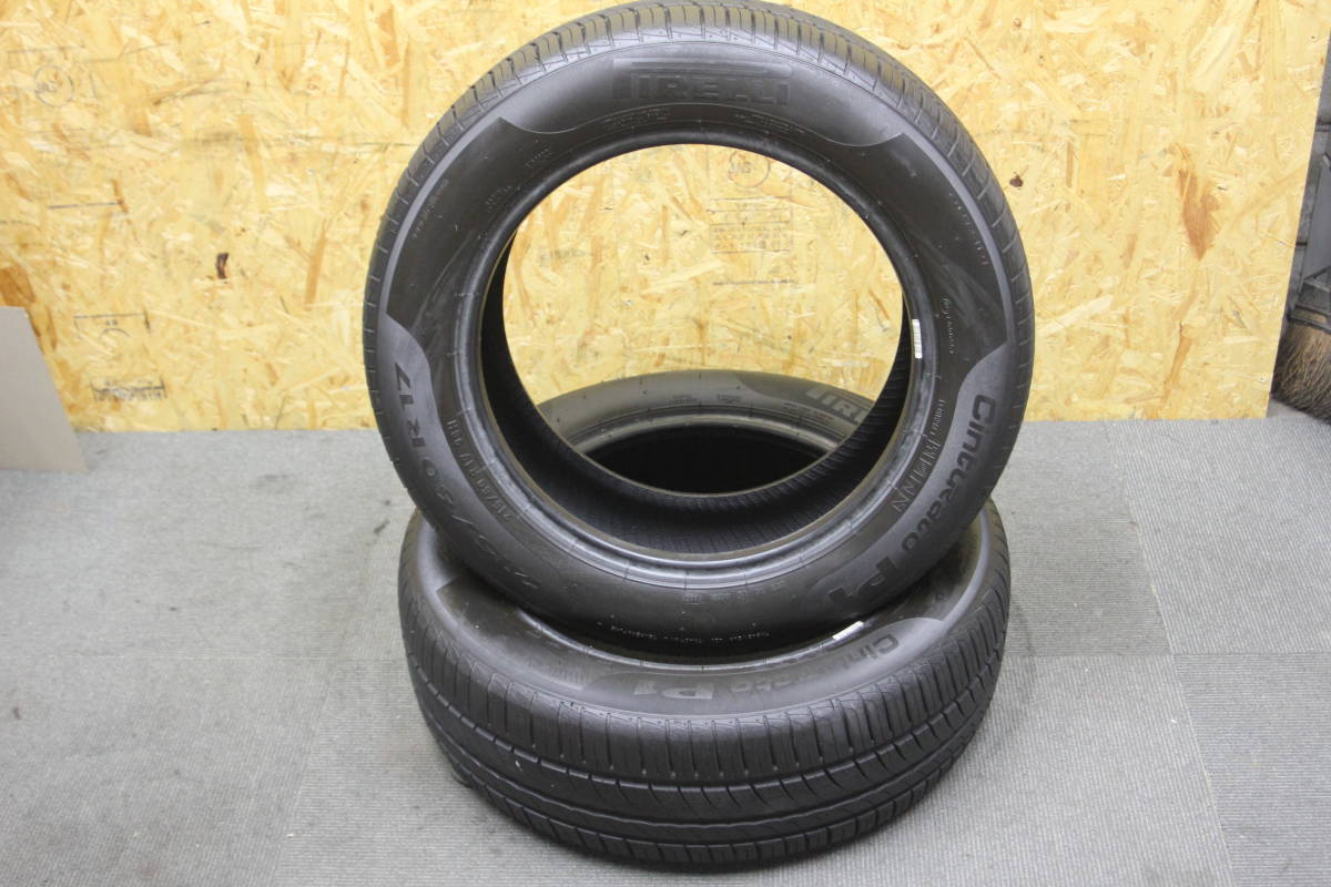【中古】 1025 PIRELLI ピレリ CintuRato P1 215/60 R17 2017年製 2本 バリ山！！ RA3035 Cinturato Pirelli P7 XL 25年製 TLR