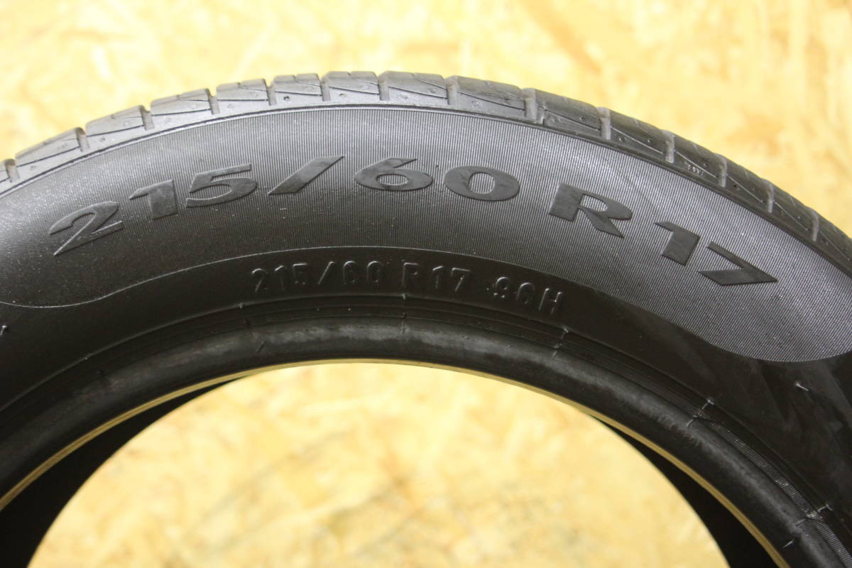 【中古】 1025 PIRELLI ピレリ CintuRato P1 215/60 R17 2017年製 2本 バリ山！！ RA3035 Cinturato Pirelli P7 XL 25年製 TLR