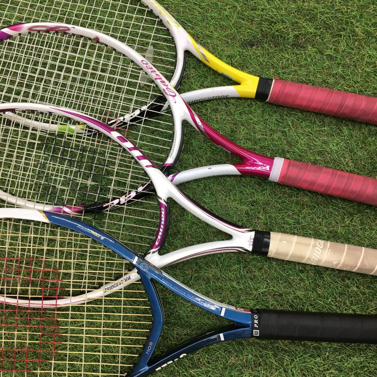 テニスラケット 2本 Wilson BRIDGESTONE H6013 メーカー色々 BRIDGESTONE ブリヂストン Wilson ウィルソン