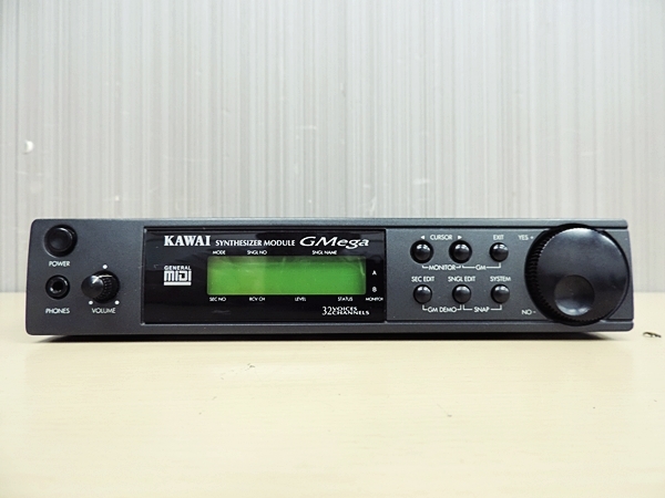【動作確認済】KAWAI GMega (XS-2) 音源モジュール アダプター付 楽器・機材 【動作確認済】KAWAI GMega (XS-2) 音源モジュール