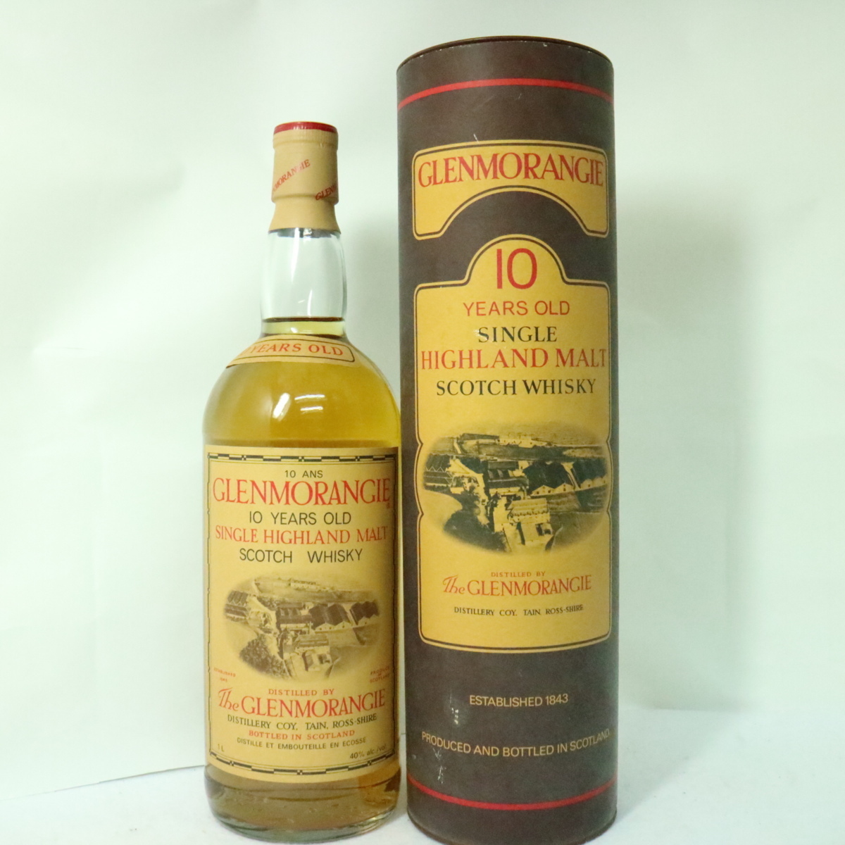 ☆GLENMORANGIE 10y/グレンモーレンジ 10年 シングルモルト スコッチウイスキー 1000ml☆古酒 未開栓 476