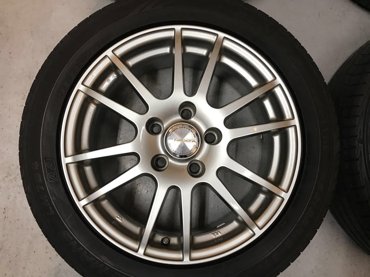 タイヤ溝5～7部山！ TOYO TIRES製NEXTA 16インチ 6.5J +40