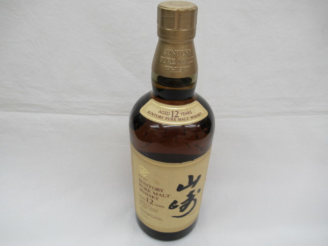 【未開栓】 SUNTORY PURE MALT WHISKY サントリー 山崎 12年 750ml 43％