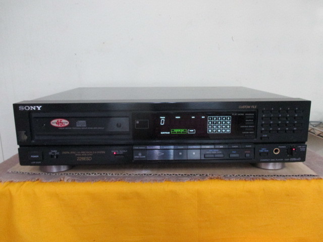 ♪SONY☆CDプレーヤー☆CDP-228ESD☆ジャンク品 SONY CDP-228ESD ソニー