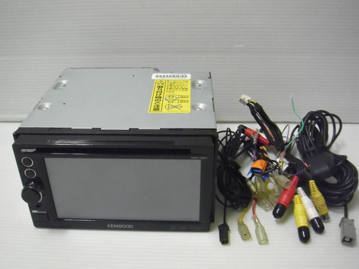 おまとめ同梱品となります ○ケンウッド MDV-323 メモリーナビ ワンセグ 2012年製 USB iPhone DVD
