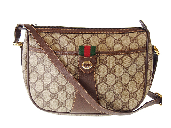 【新作入荷，新品】 1円 最落安値 外装良品 GUCCI グッチ オールドグッチ シェリーライン ショルダー バッグ 斜めがけ メンズ レディース(オールドグッチ)｜売買されたオークション情報、yahooの商品情報をアーカ かばん、バッグ